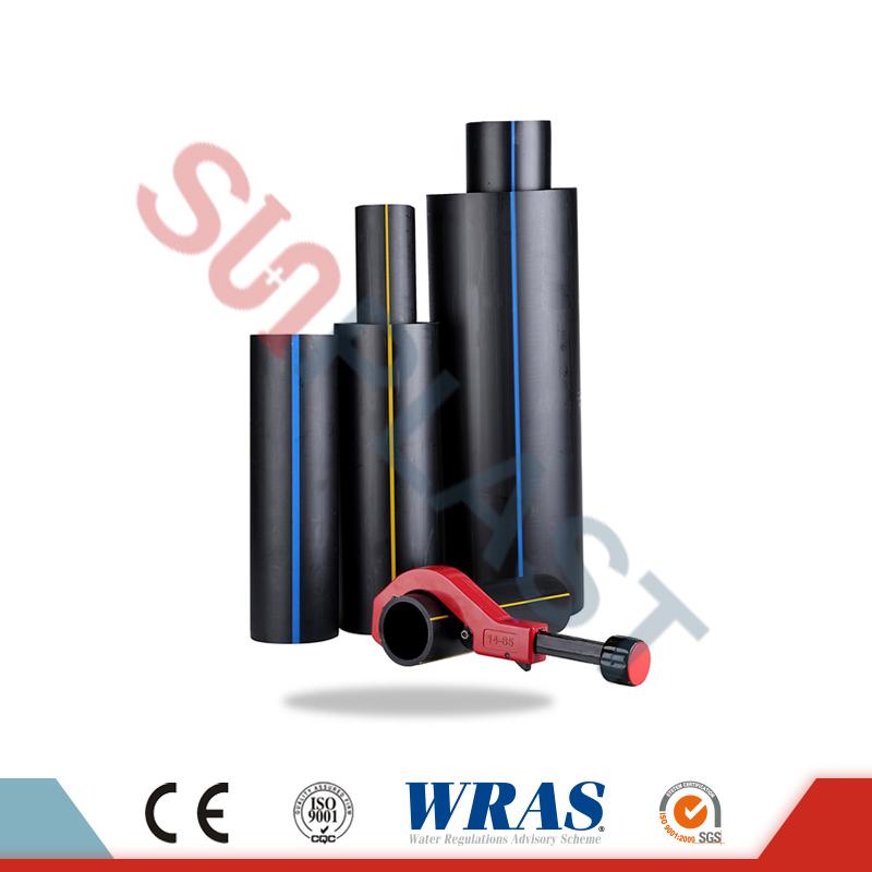What fittings are used with HDPE pipe?