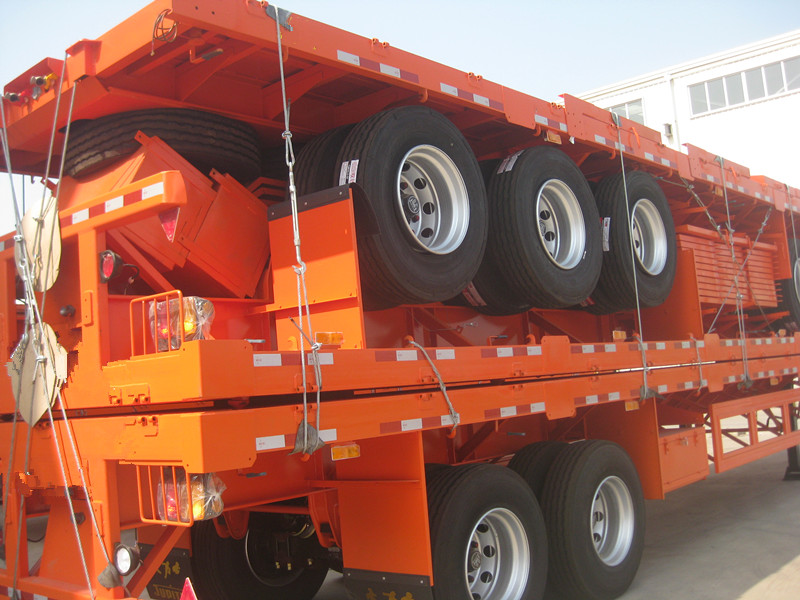 What is the structure of Flatbed Semi Trailer